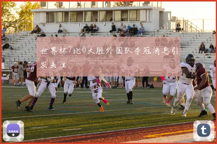 世界杯7比0大胜外国队夺冠消息引发关注